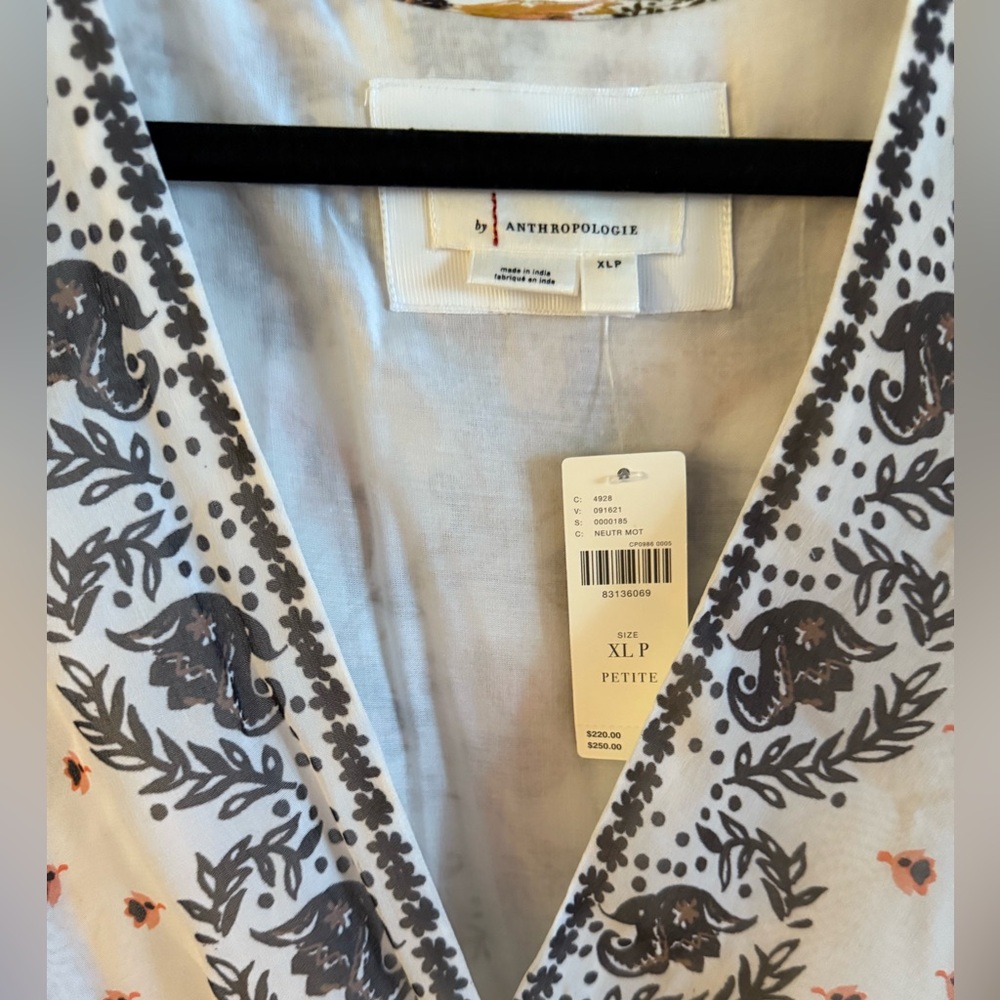 Anthropologie V Neck Long Sleeve Maxi Dress - Picture 3 of 8